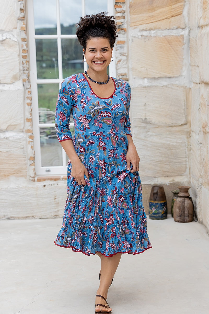Flamenco Dress with Sleeves - Capri
