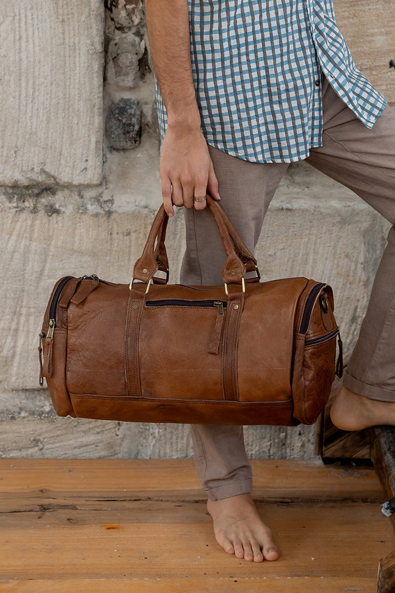 Leather Overnight Bag