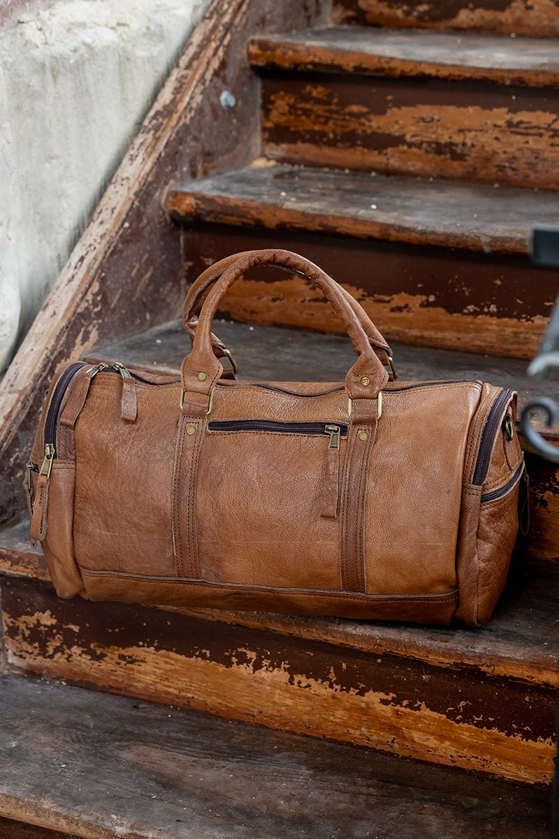 Leather Overnight Bag