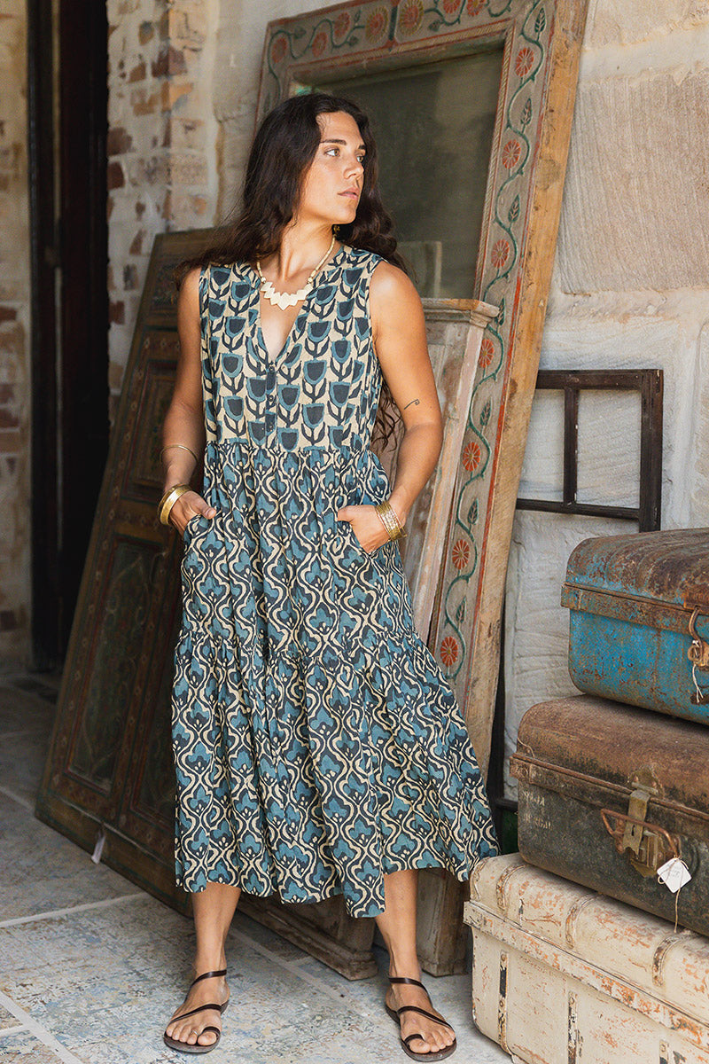 Jhali Dress - Kashi Dew