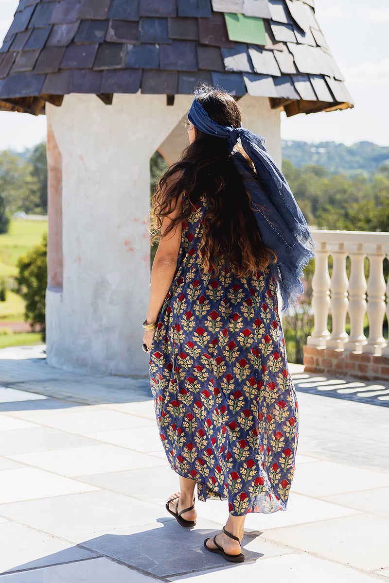 Freya Dress - Sapphire Veda