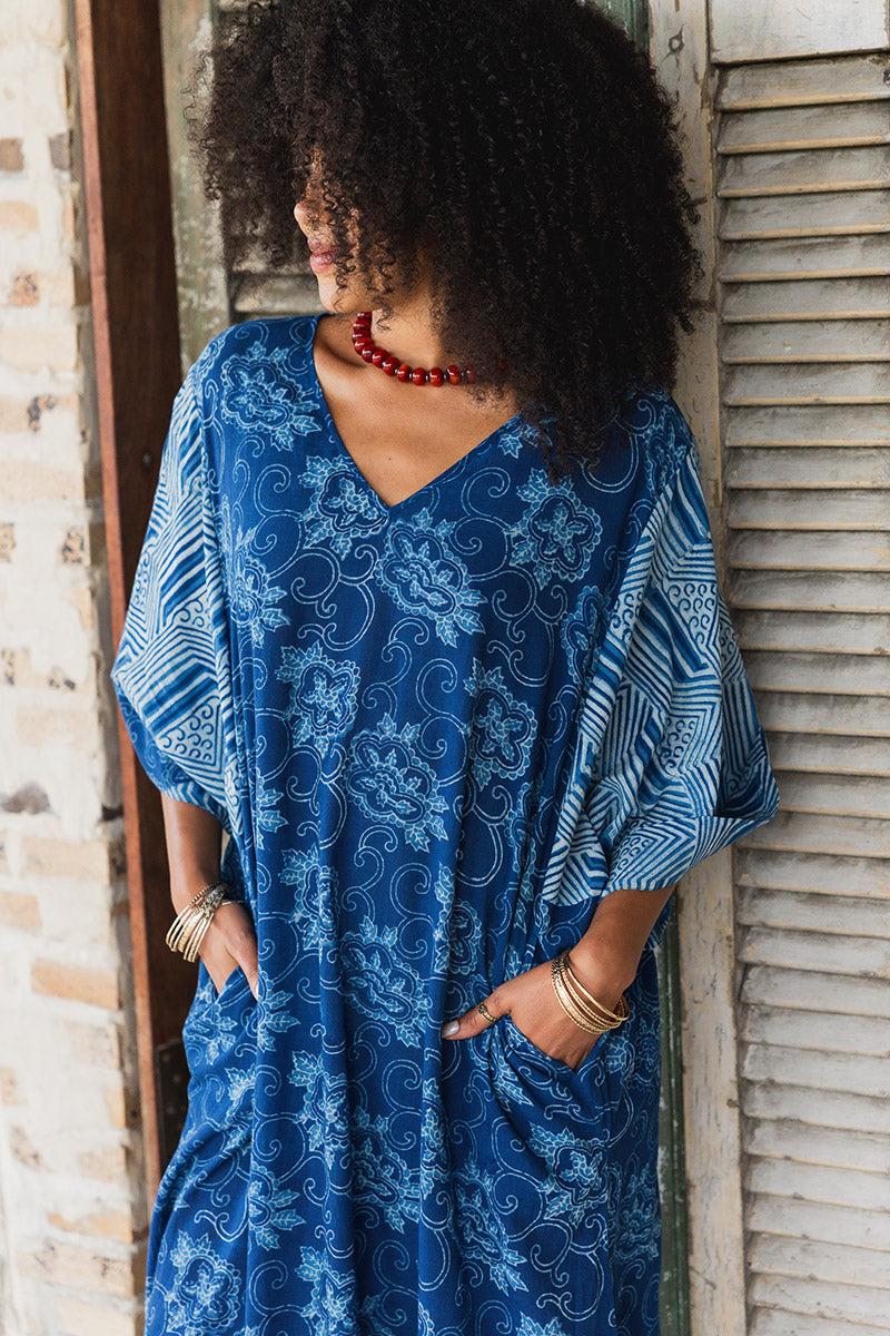 Satori Dress - Indigo Zumi