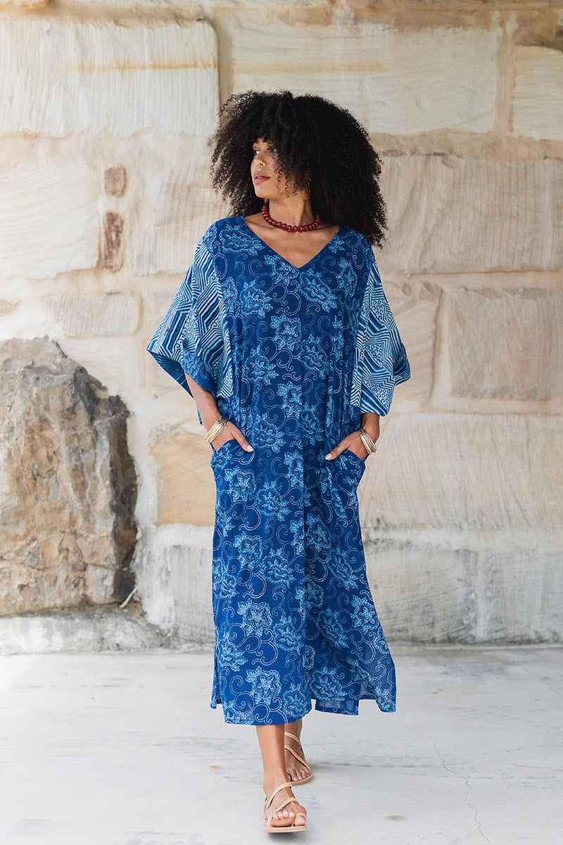 Satori Dress - Indigo Zumi