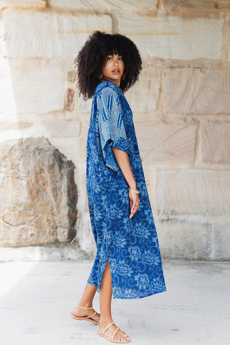 Satori Dress - Indigo Zumi
