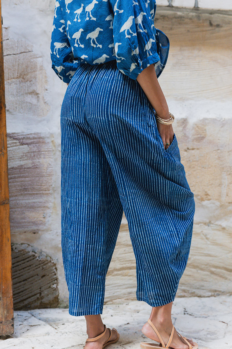 Odyssey Pants - Indigo Stripe