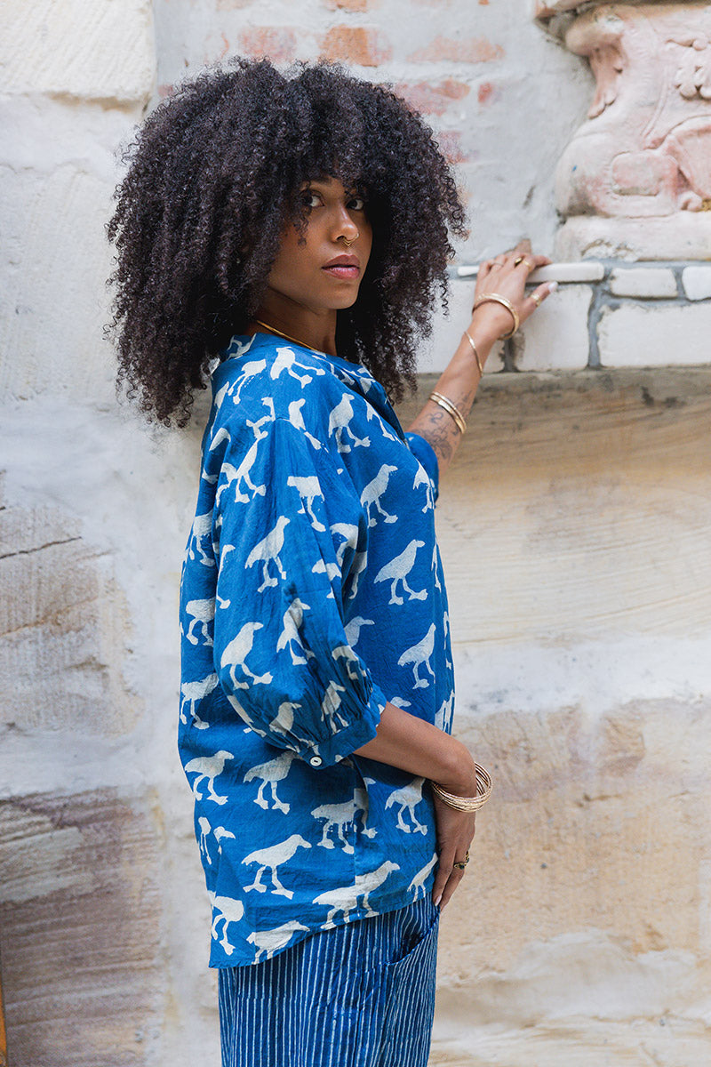 Havana Blouse - Indigo Crow