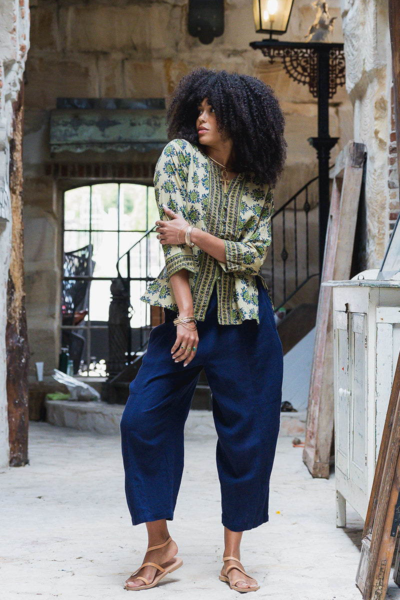 Boheme Pants - Indigo Loom