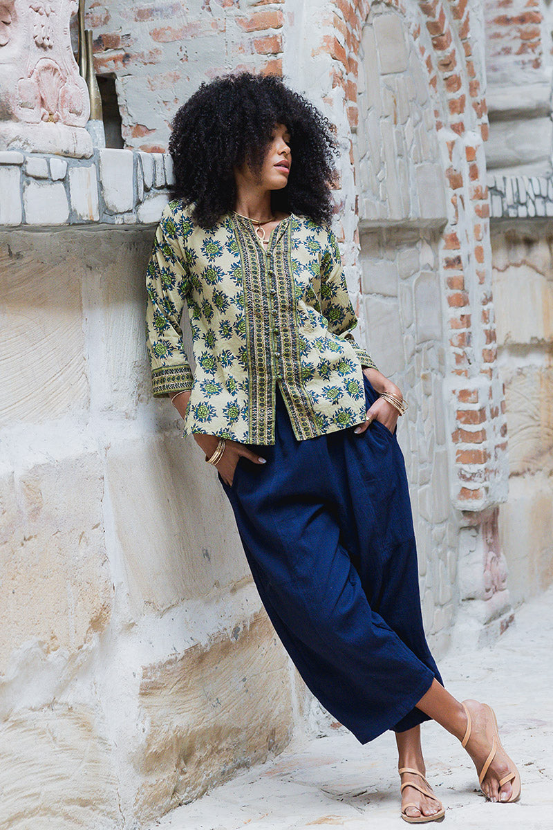 Boheme Pants - Indigo Loom
