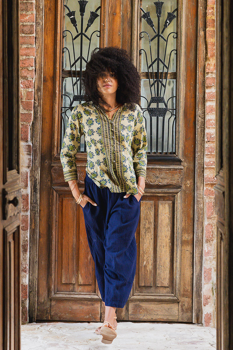 Boheme Pants - Indigo Loom