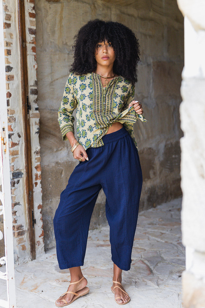 Boheme Pants - Indigo Loom