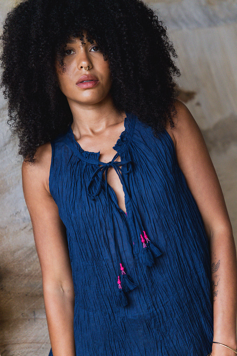 Bijou Blouse - Midnight