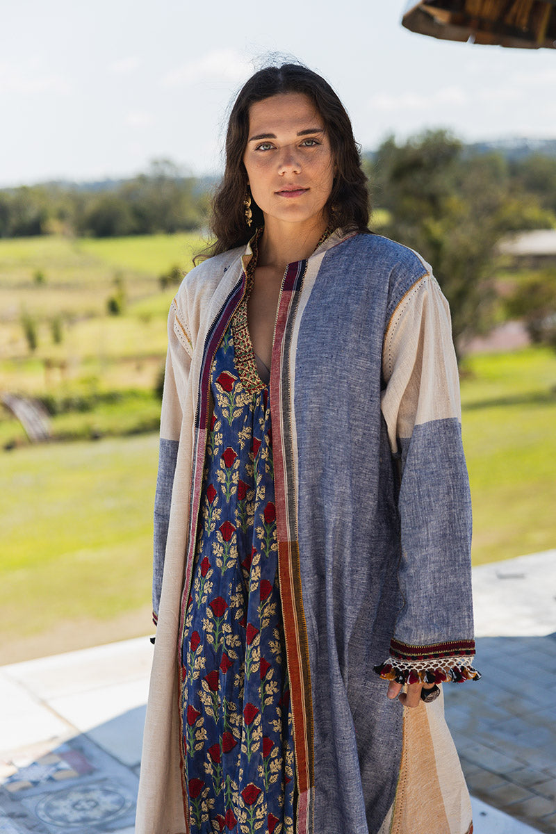 Woven Earth Coat - Riverstone 3