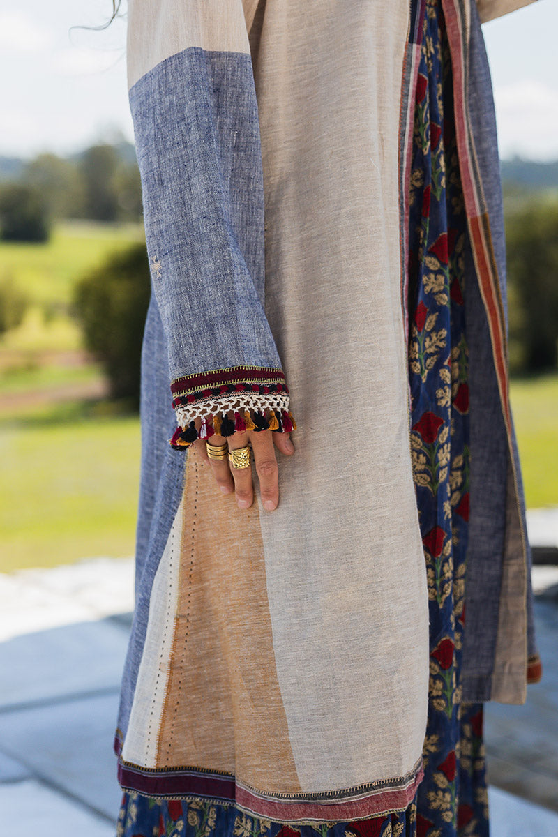 Woven Earth Coat - Riverstone 3