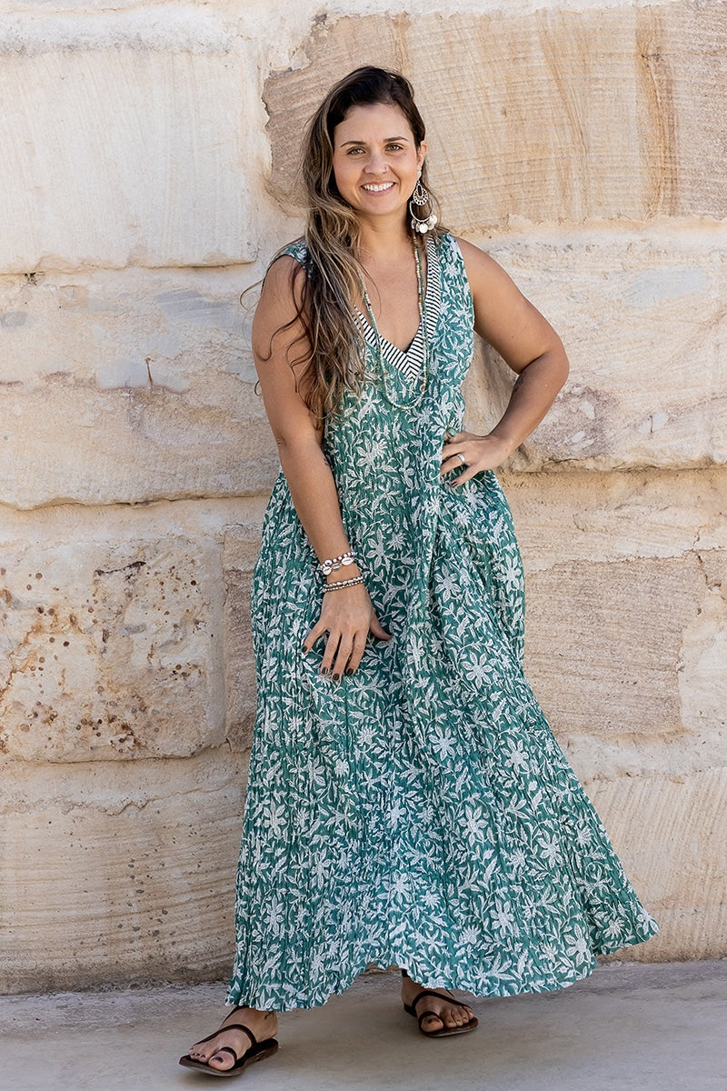 Mevlana Dress - Mint