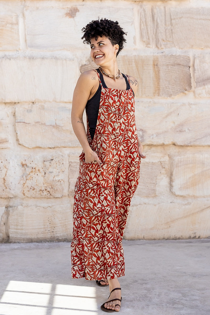 Lucy Overalls - Paprika