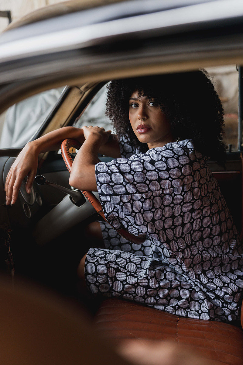Akira Dress - Pebble