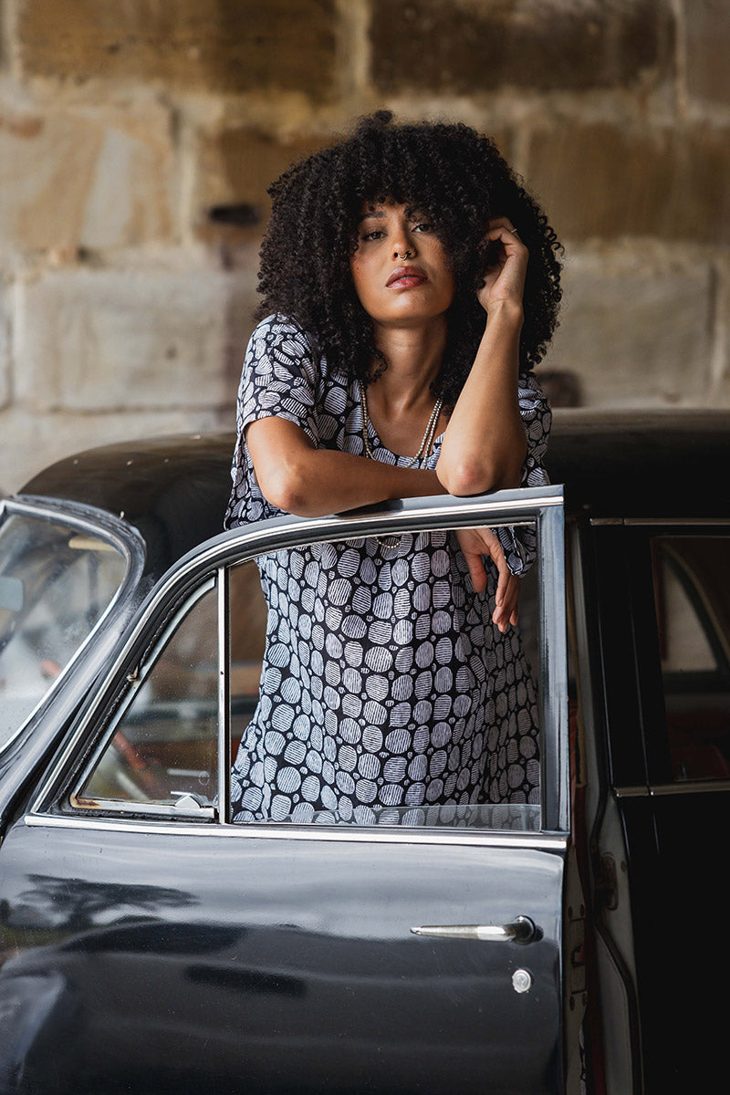 Akira Dress - Pebble