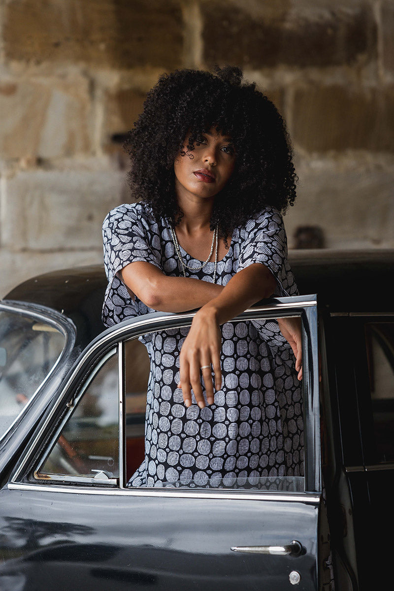 Akira Dress - Pebble