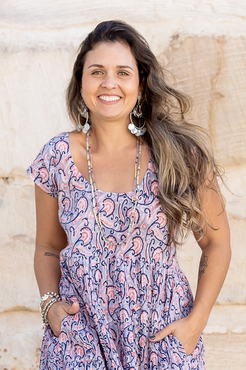 Jalabi Dress- Orchid