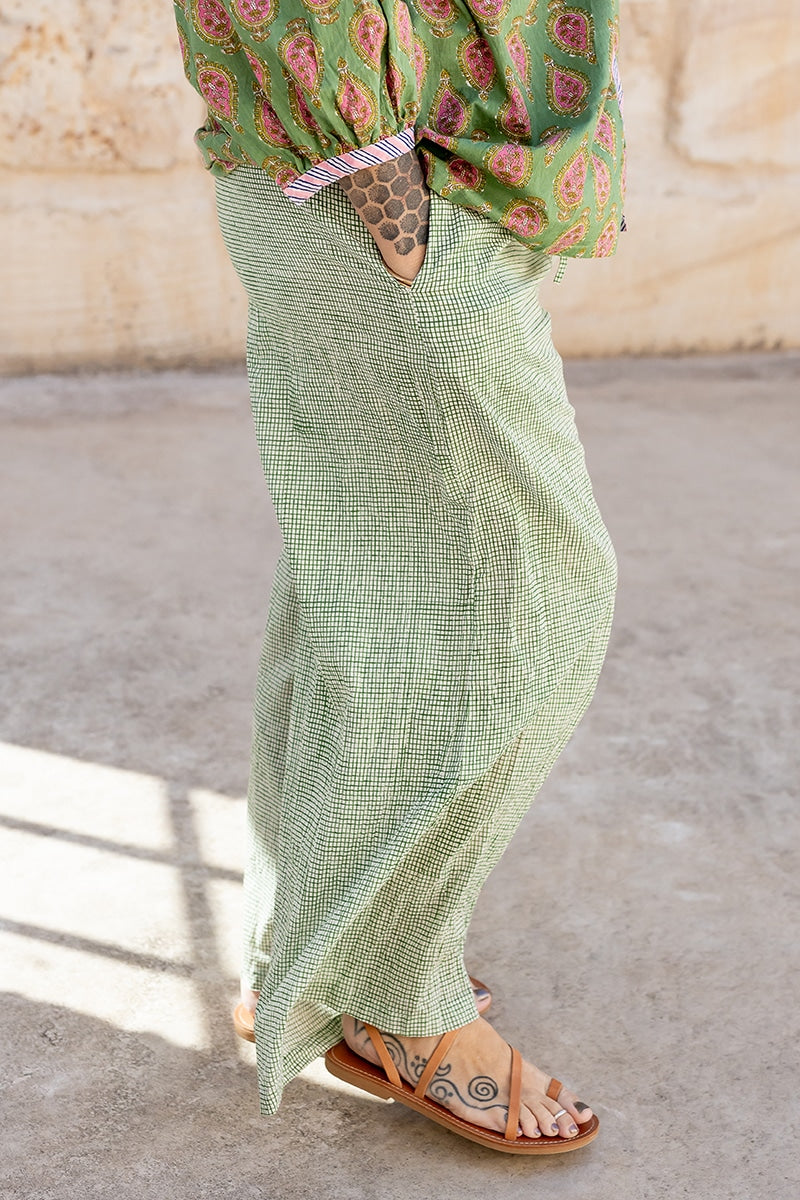 Culottes - Emerald Check