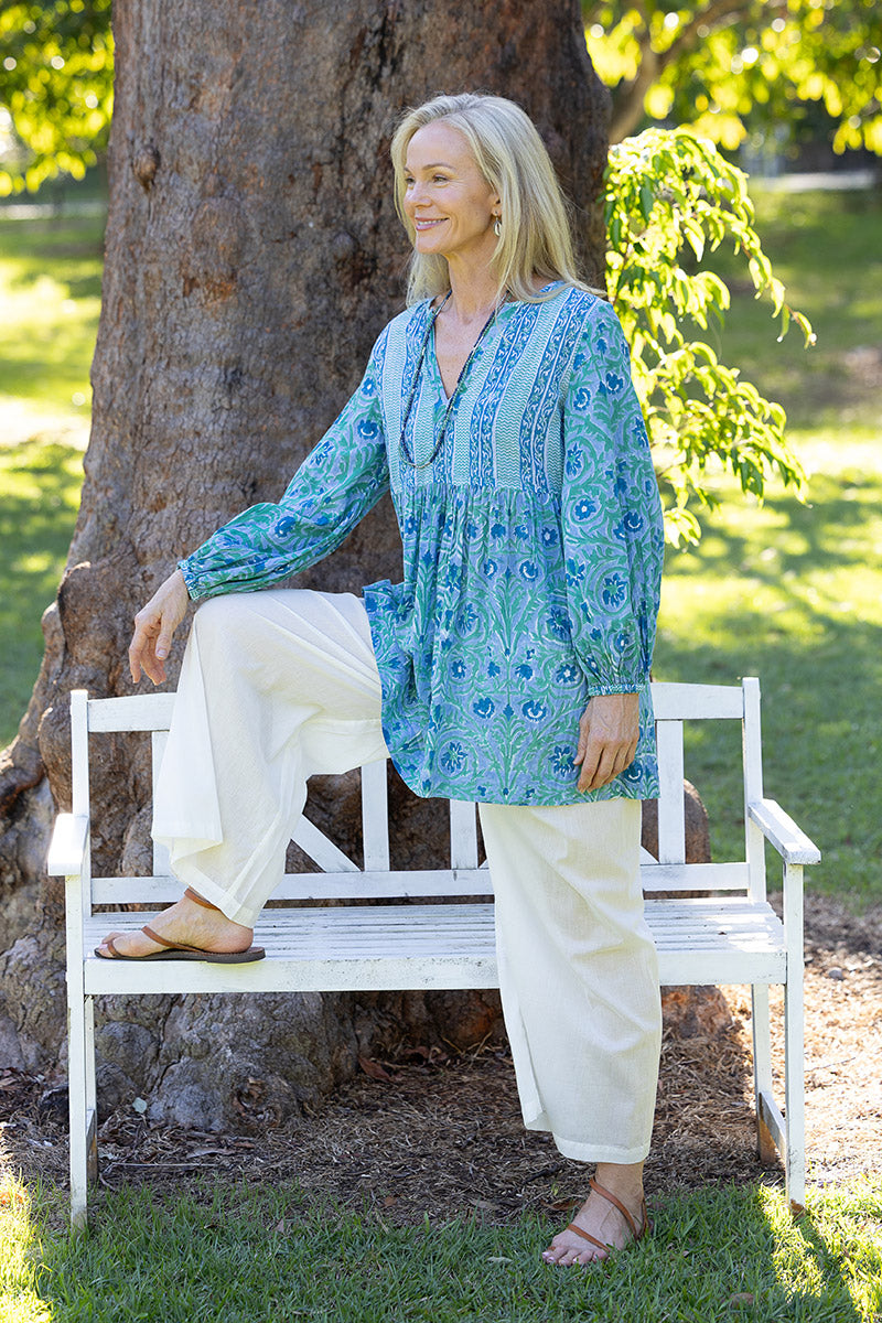 Sheer Layer Pants - Ivory