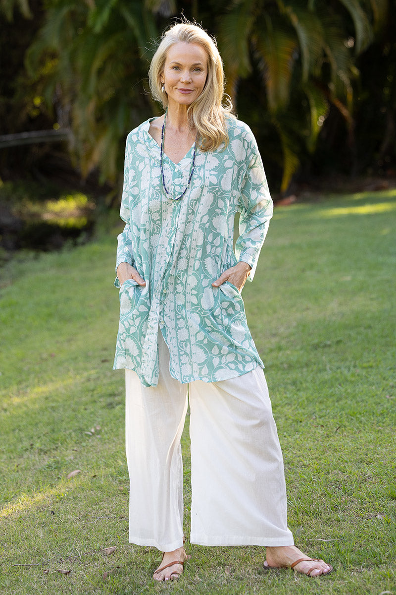 Sheer Layer Pants - Ivory