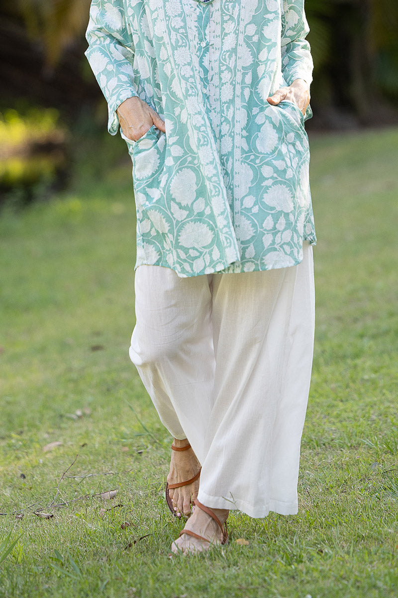 Sheer Layer Pants - Ivory