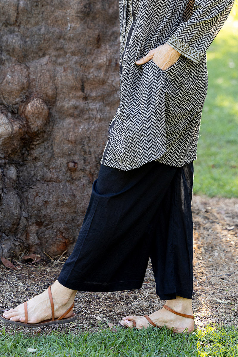 Sheer Layer Pants - Black