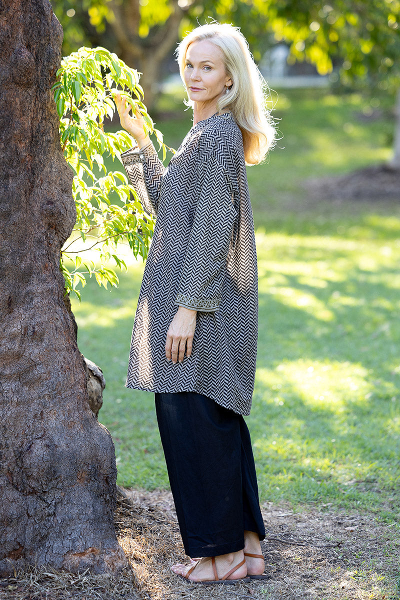 Sheer Layer Pants - Black