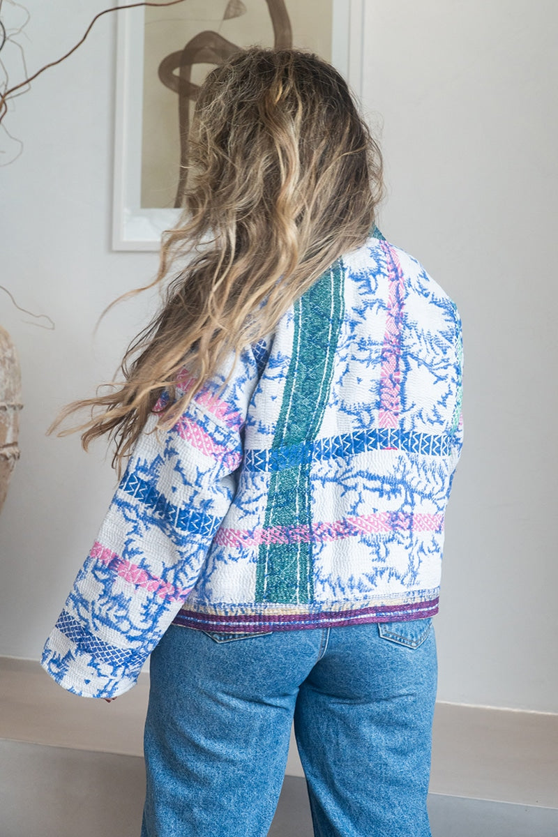 Nomad Kantha Indigo Aura Jacket - Ibu