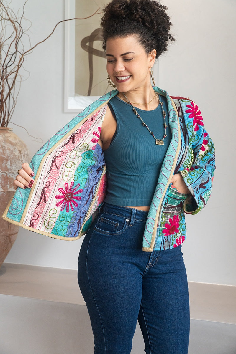 Nomad Kantha Wild Threads Jacket - Rona