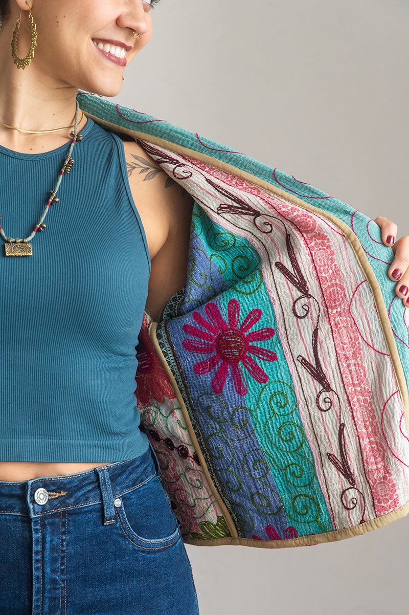 Nomad Kantha Wild Threads Jacket - Rona