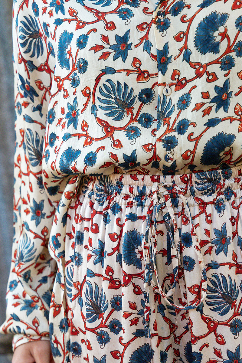 Saanvi Pants - Lustre (Satin)