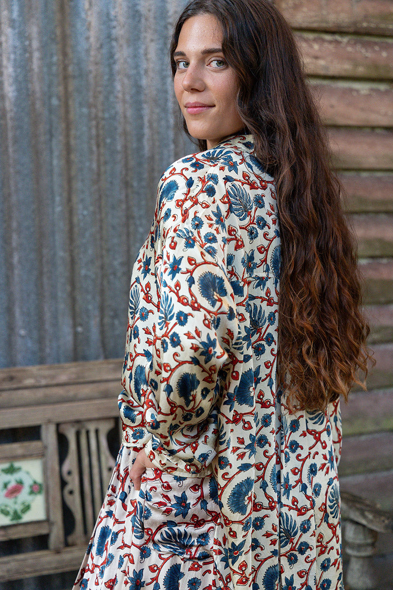 Saanvi Blouse - Lustre (Satin)
