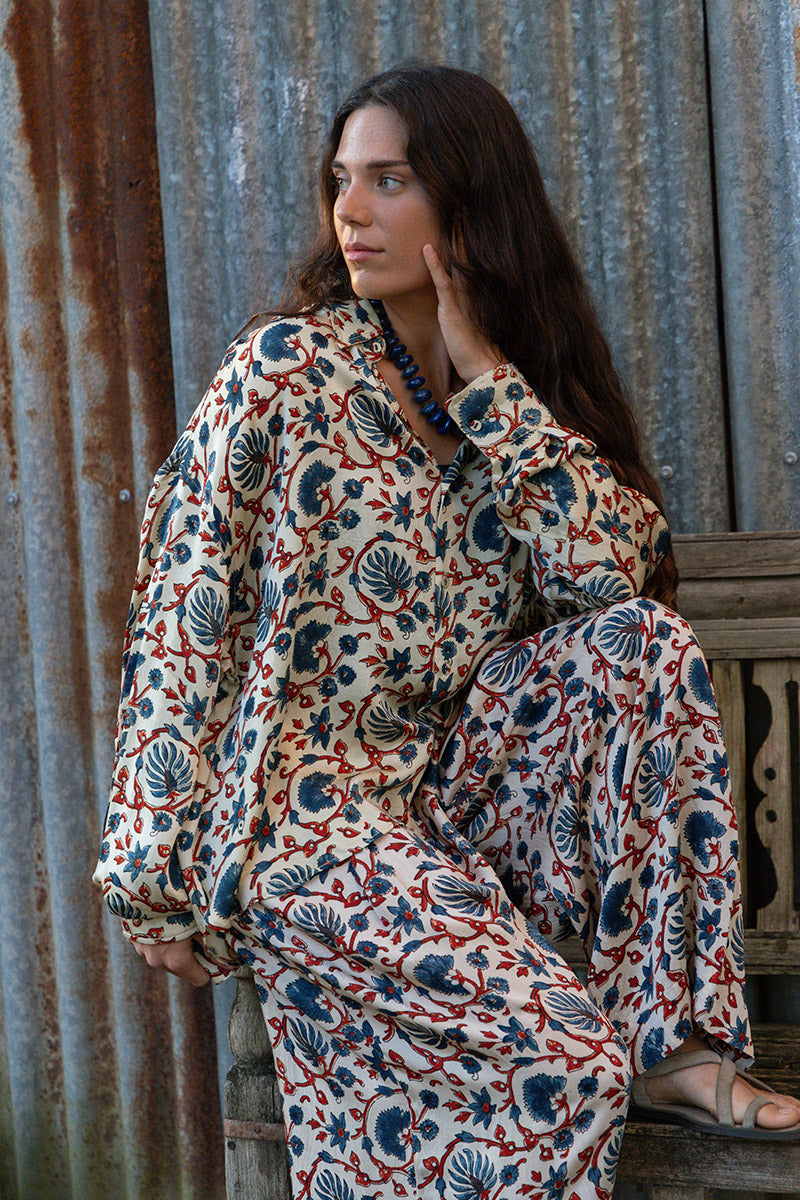 Saanvi Pants - Lustre (Satin)