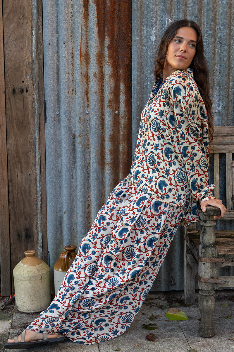 Saanvi Pants - Lustre (Satin)