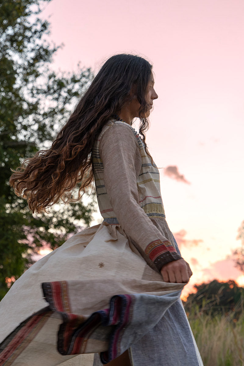 Woven Earth Angrakha - Riverstone