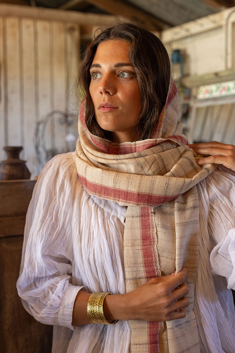 Woven Earth Scarf - Wild Blossom