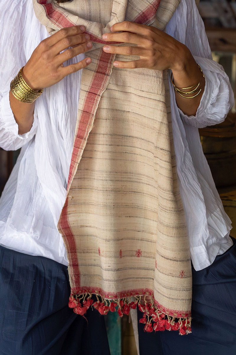 Woven Earth Scarf - Wild Blossom