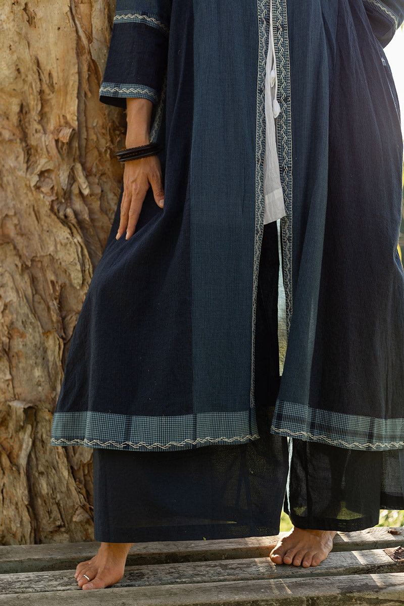 Woven Soul Coat - Indigo Loom