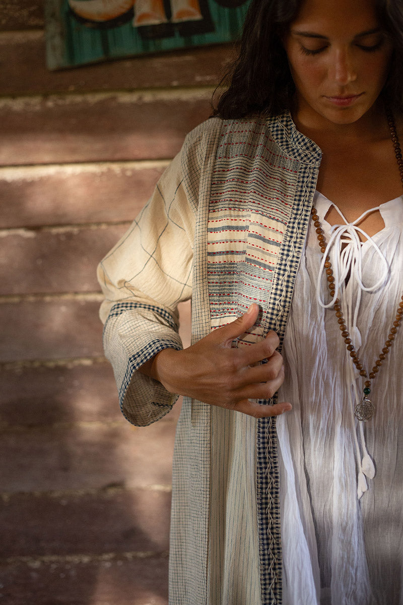 Woven Soul Coat - Moonwash