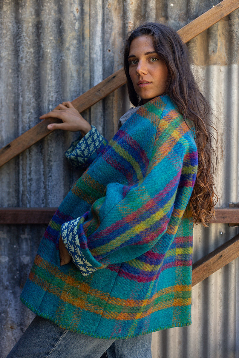 Drover Coat - Blue Gum
