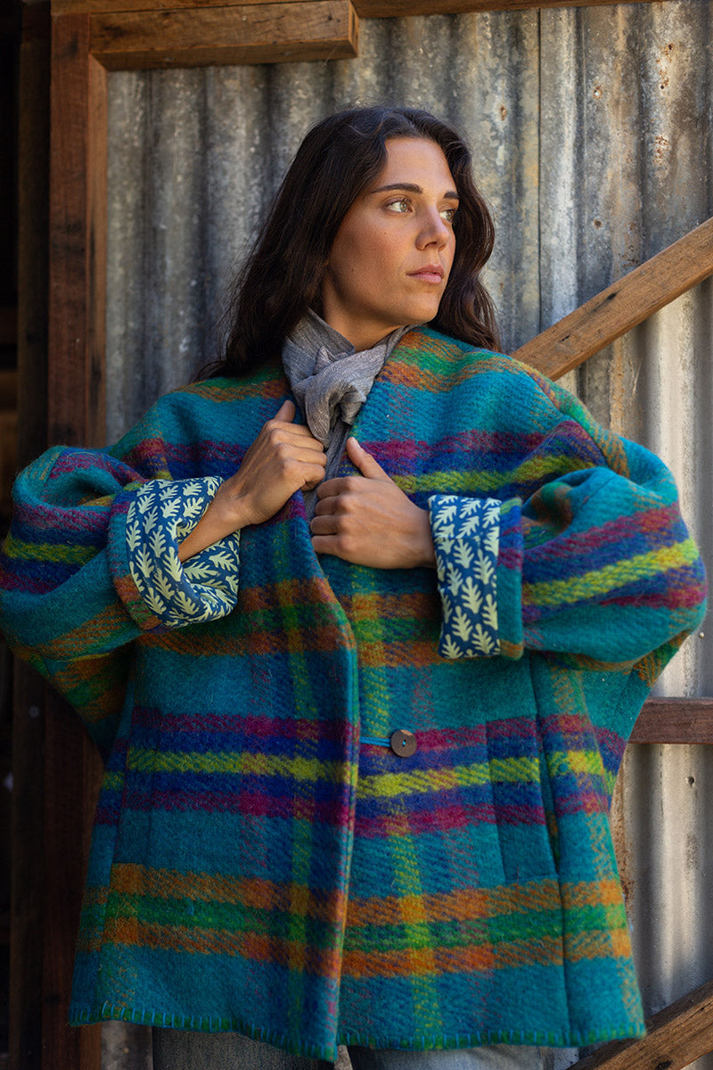 Drover Coat - Blue Gum