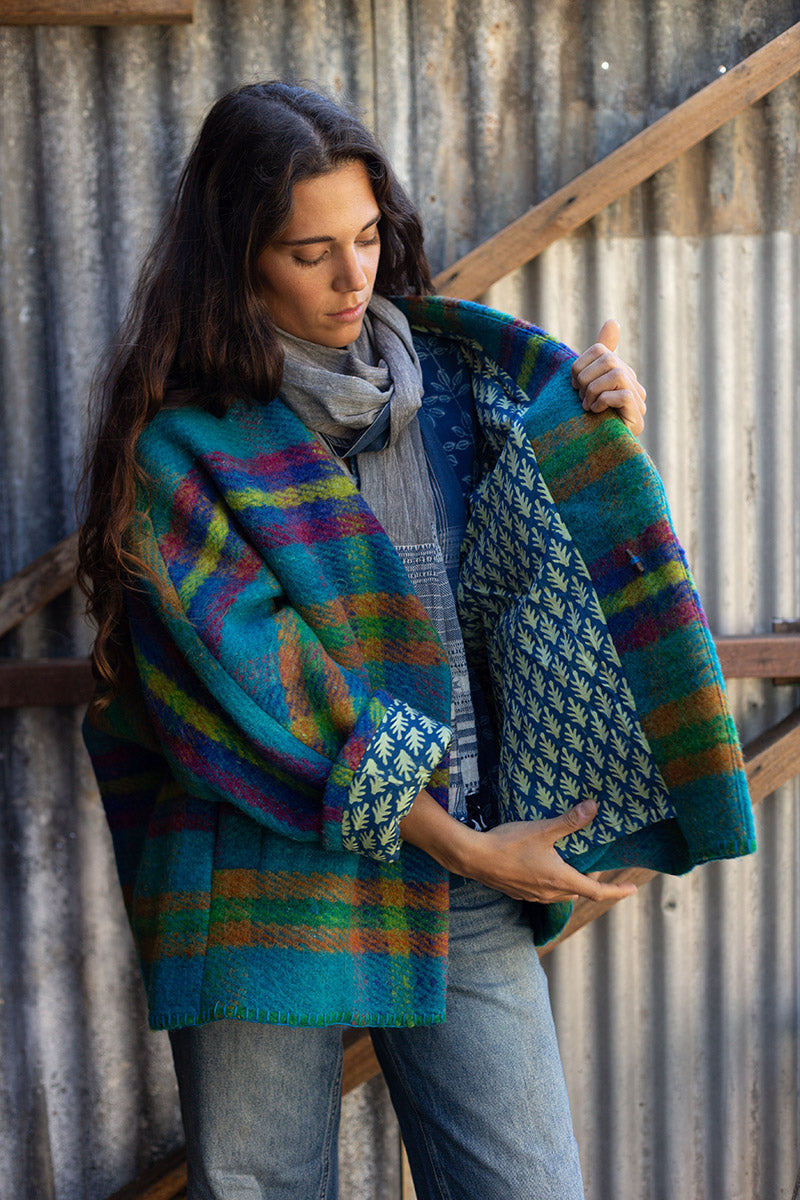 Drover Coat - Blue Gum