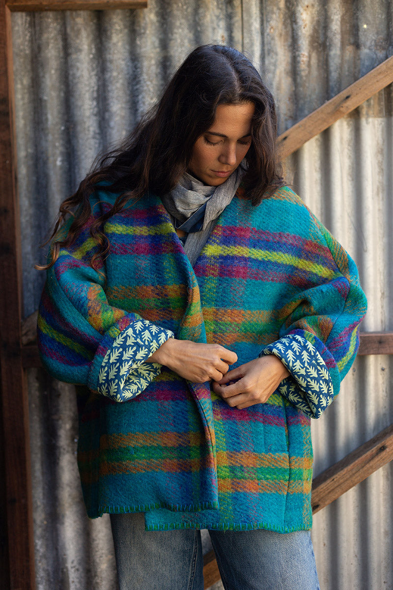 Drover Coat - Blue Gum