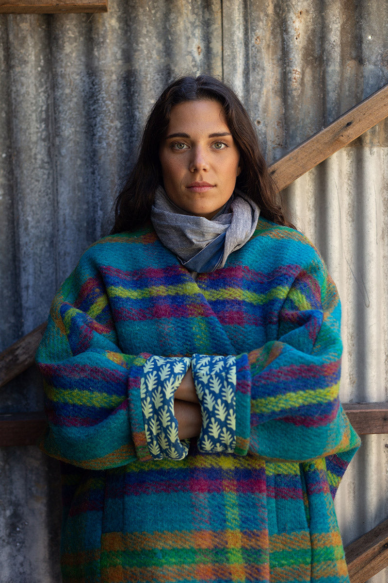 Drover Coat - Blue Gum