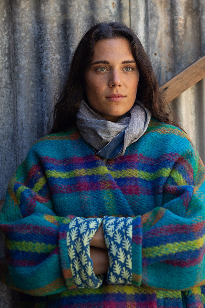 Drover Coat - Blue Gum