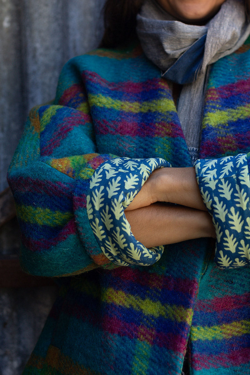 Drover Coat - Blue Gum