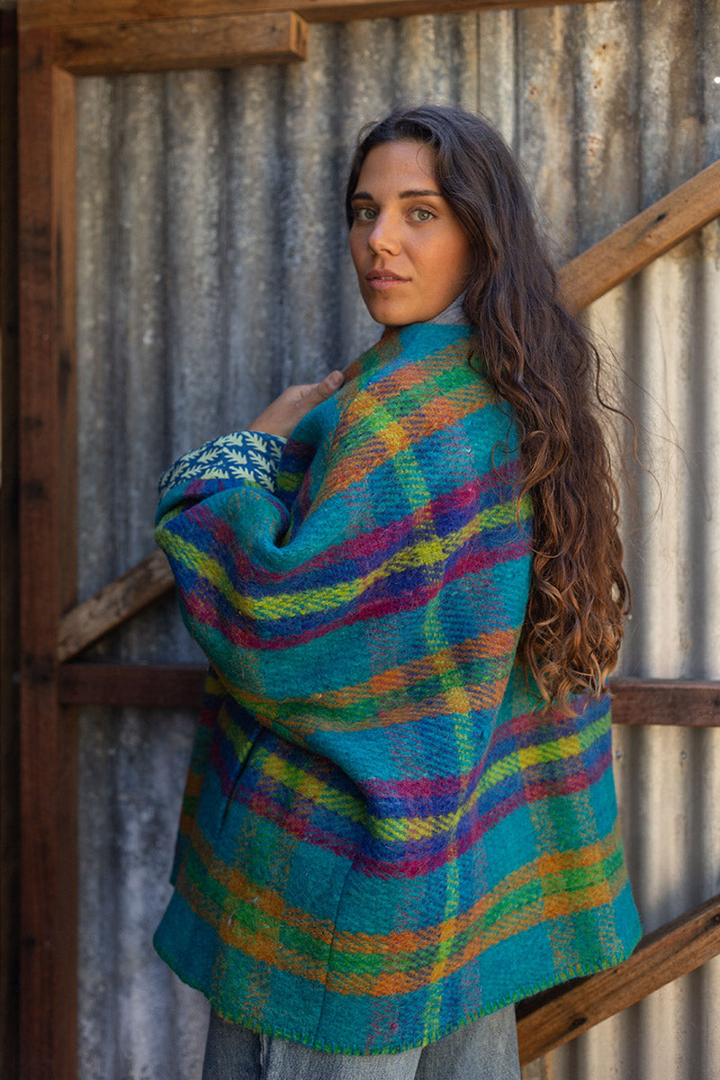 Drover Coat - Blue Gum