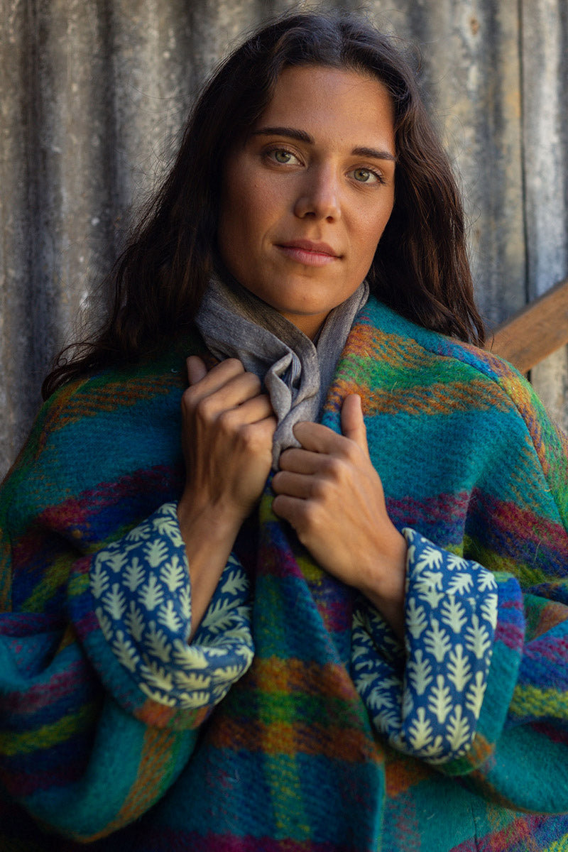 Drover Coat - Blue Gum